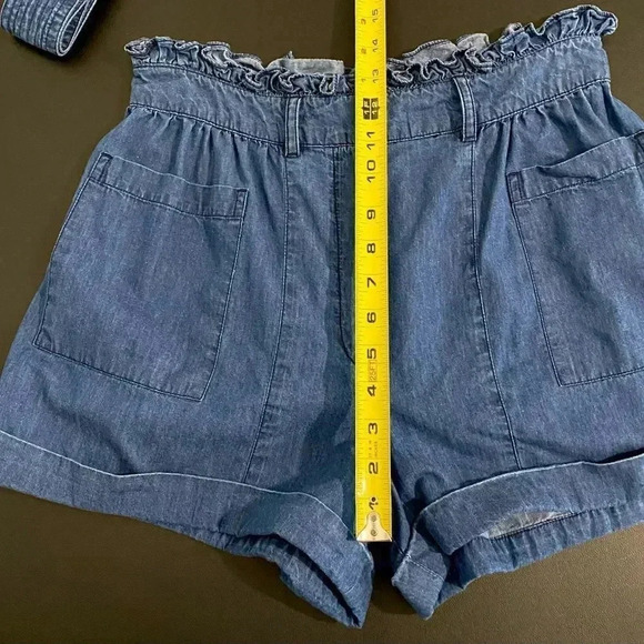 Cleobella REVOLVE Joplin Dress Shorts Chambray Denim Scandi Girl - Picture 13 of 17